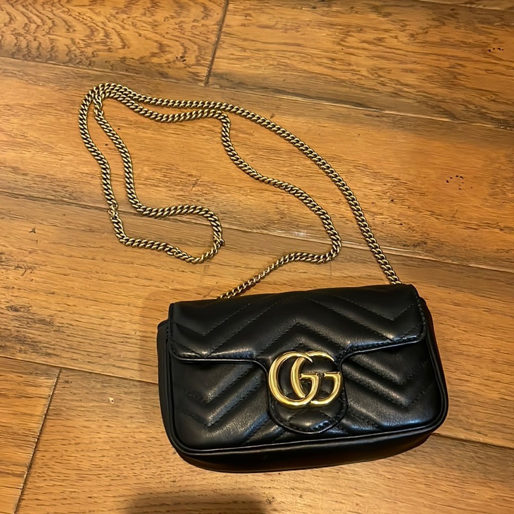 Gucci Marmont Matelasse Leather Super Mini Bag